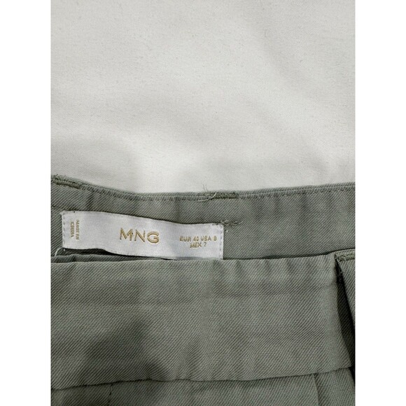 Mango Straight Fit Green Pants/Trousers Women's Pant Size US 8 - Picture 5 of 7